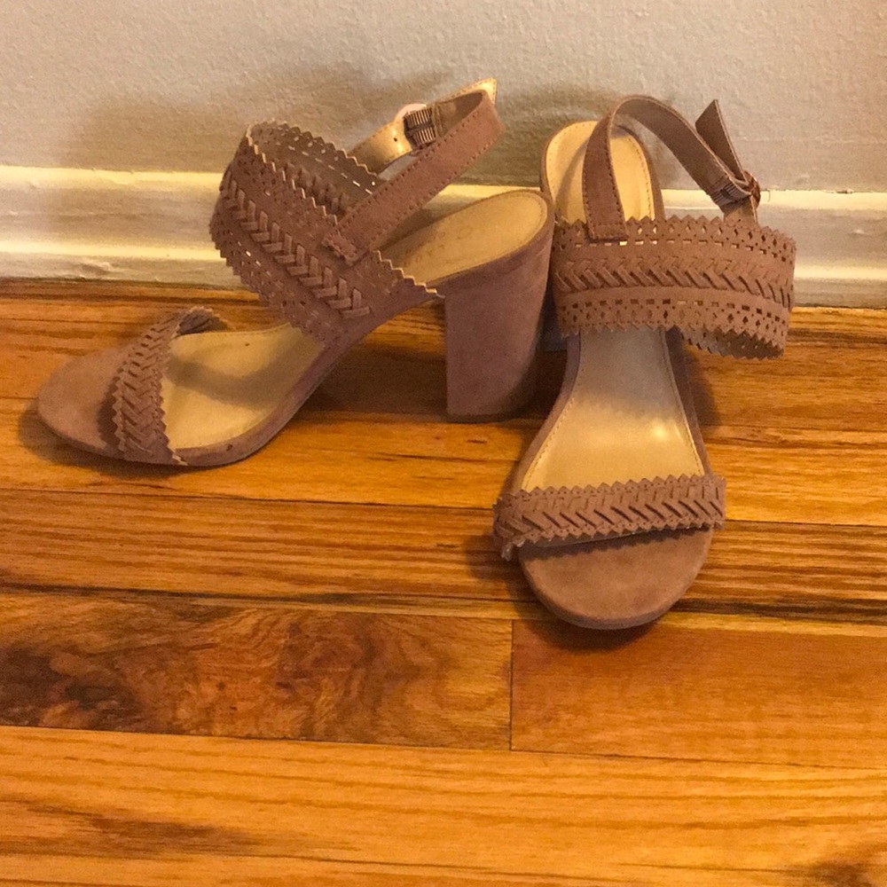 Blush Strappy Heels